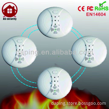 Wireless network interconnected smoke detector smoke alarm